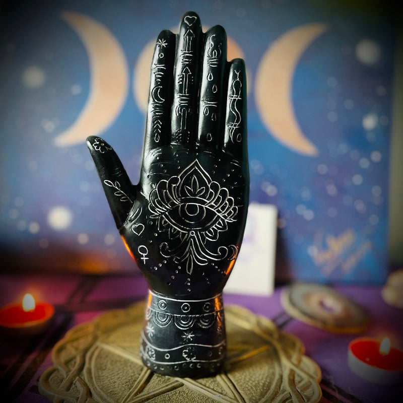 Hamsa Hand Black Witchy Decor
