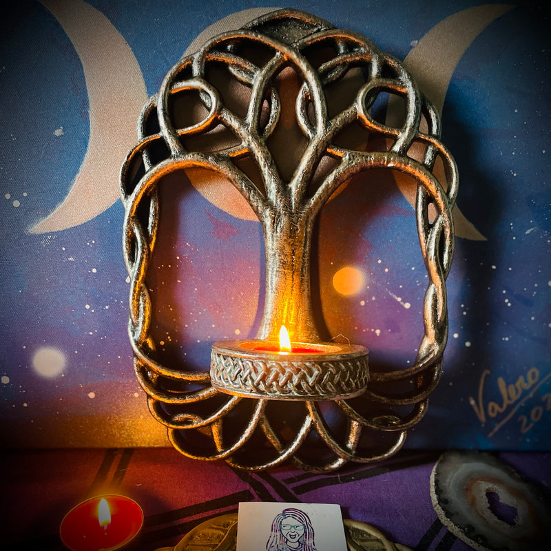 Tree Of Life Wall Candle Holder