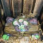 Mushroom Green Keepsake Box
