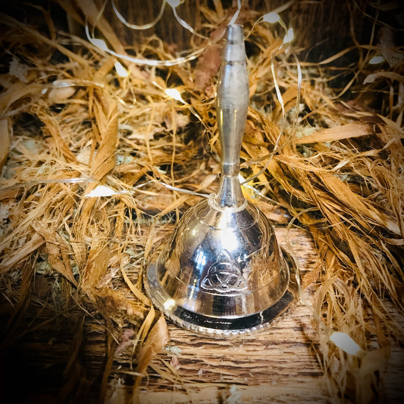 Triquetra Silver Plated Altar Bell