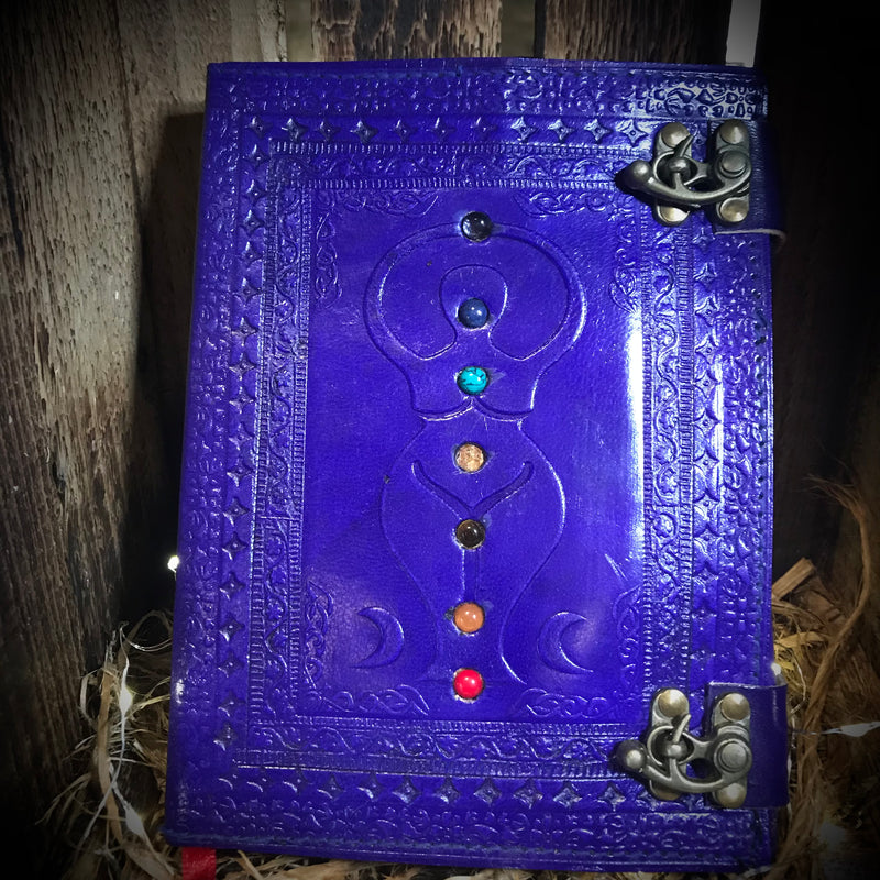 Purple Chakra Handmade Journal Book Of Shadows