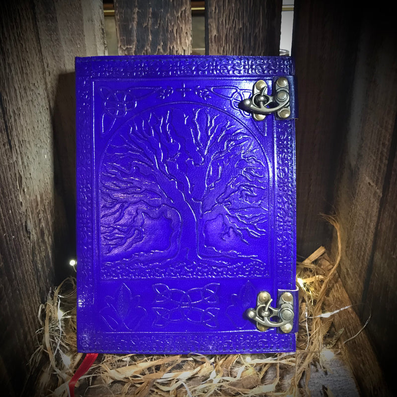 Purple Tree Of Life Handmade Journal Book Of Shadows